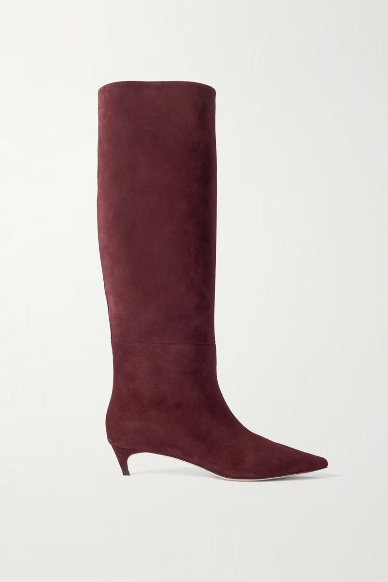 Maxima 35 Suede Knee Boots from Jimmy Choo