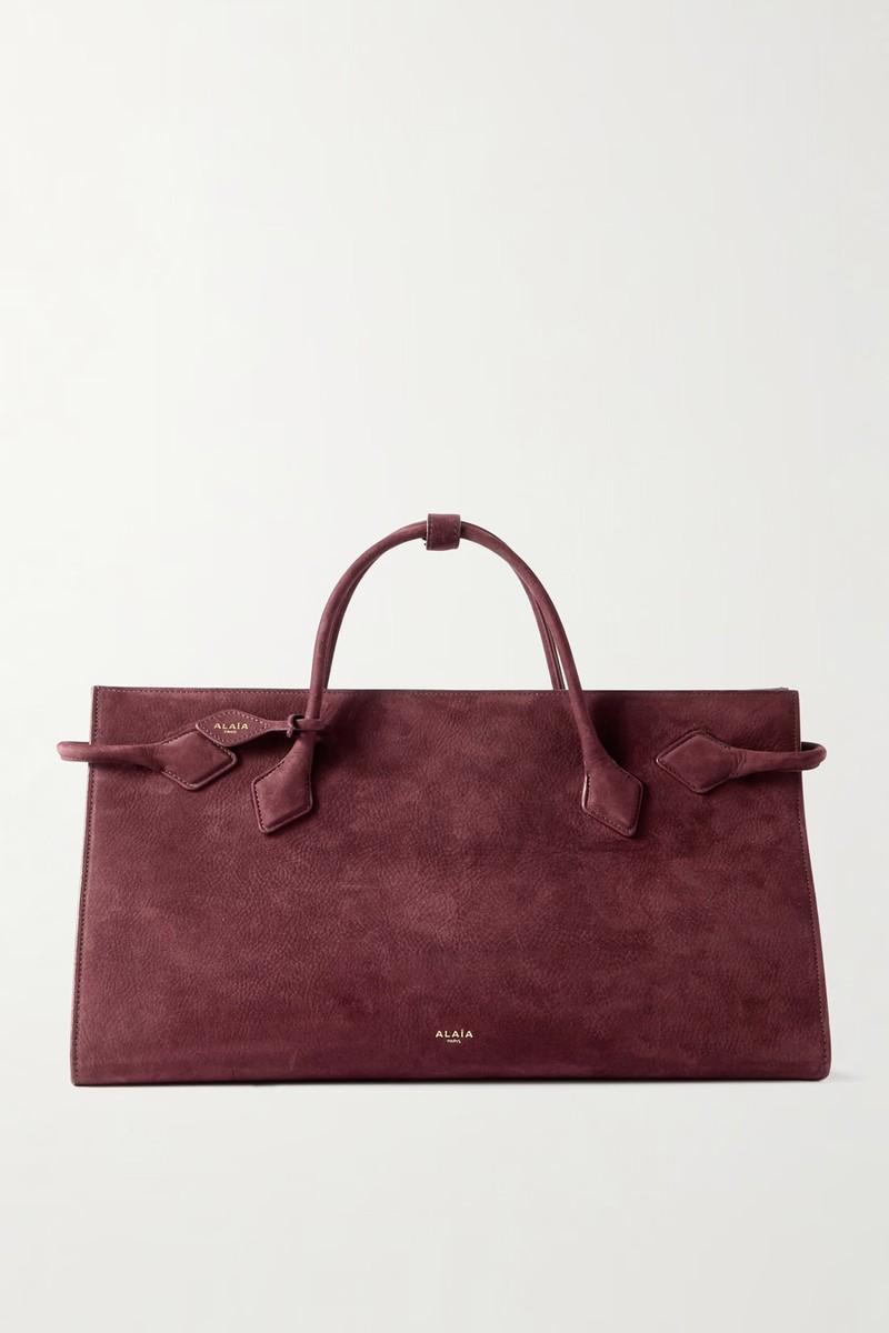 East West Nubuck Tote from Alaïa