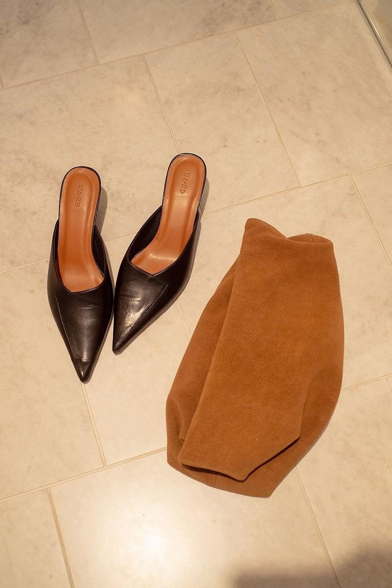 Fold Detail Suede Clutch from NA-KD