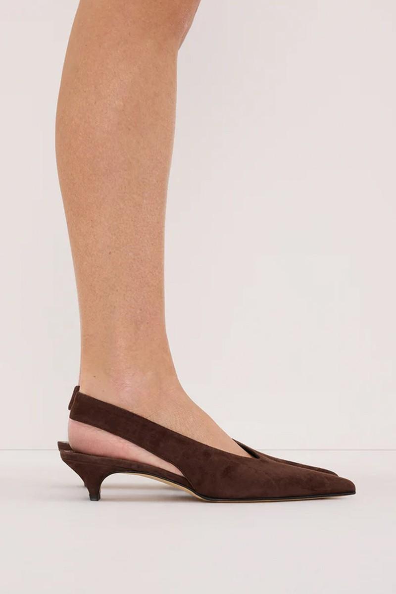 Tory Suede Heels from DOF Studios