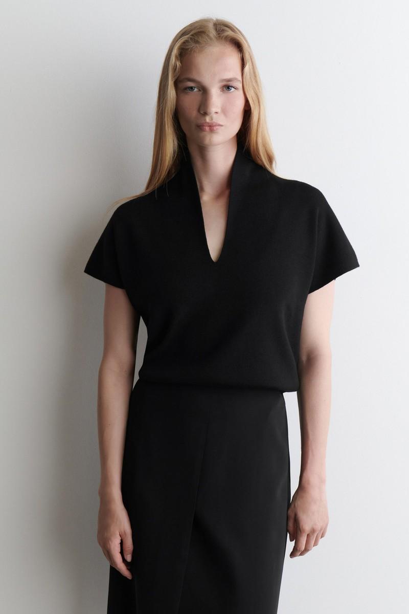 Merino Wool V-Neck Vest