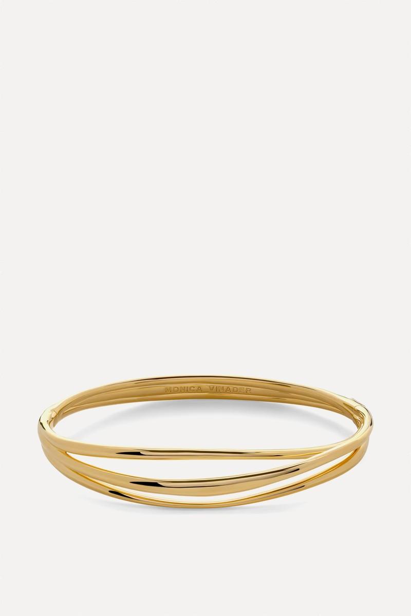 Nura Wrap Bangle from Monica Vinader