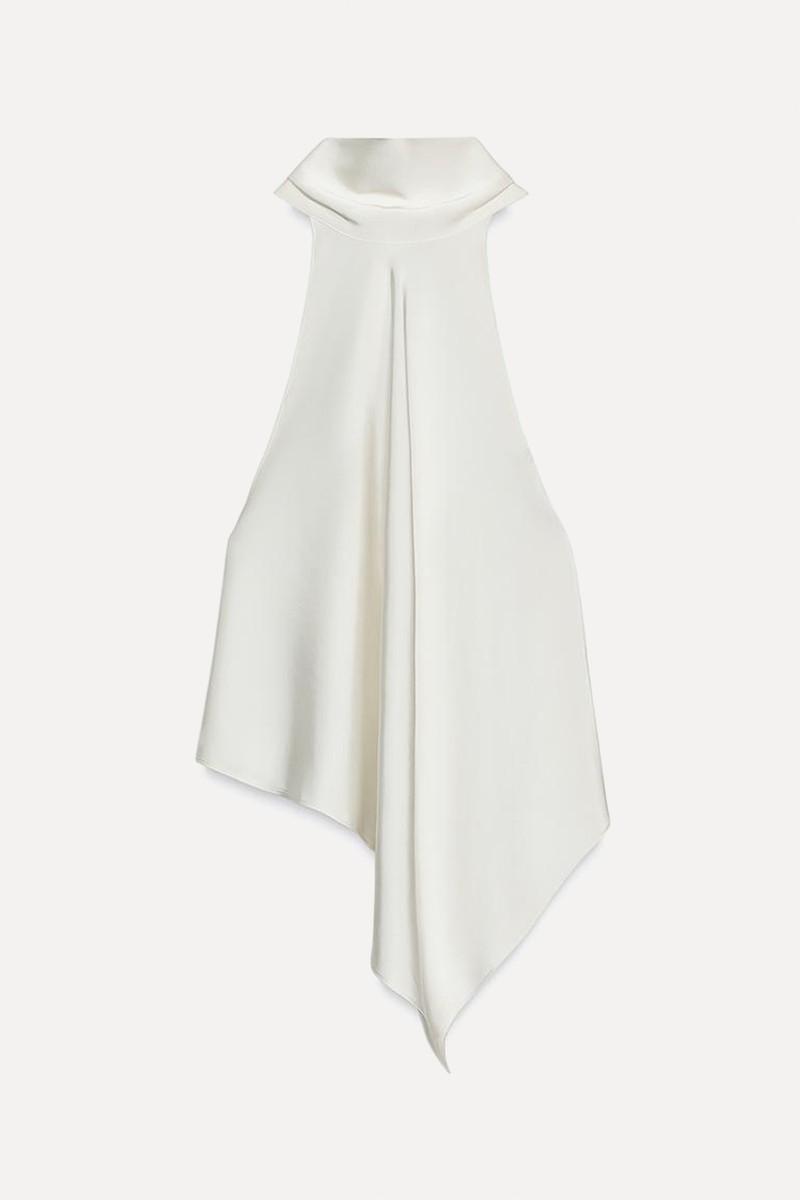 Asymmetric Halter Top from Zara
