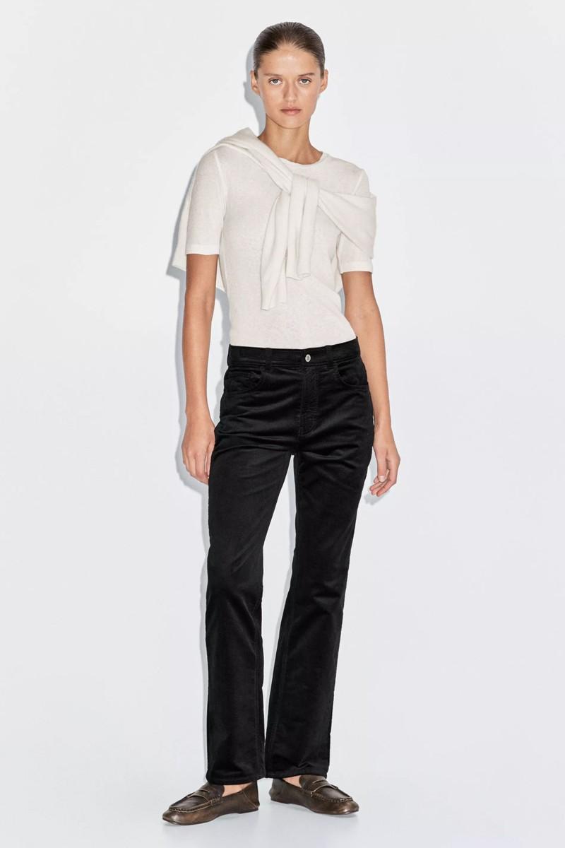 Straight-Leg Needlecord Trousers from Massimo Dutti