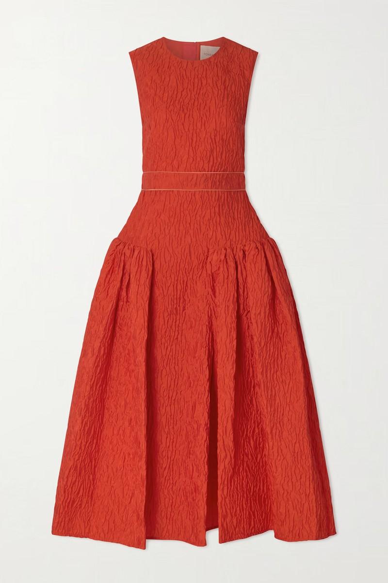 Aya Cloqué Midi Dress from Roksanda