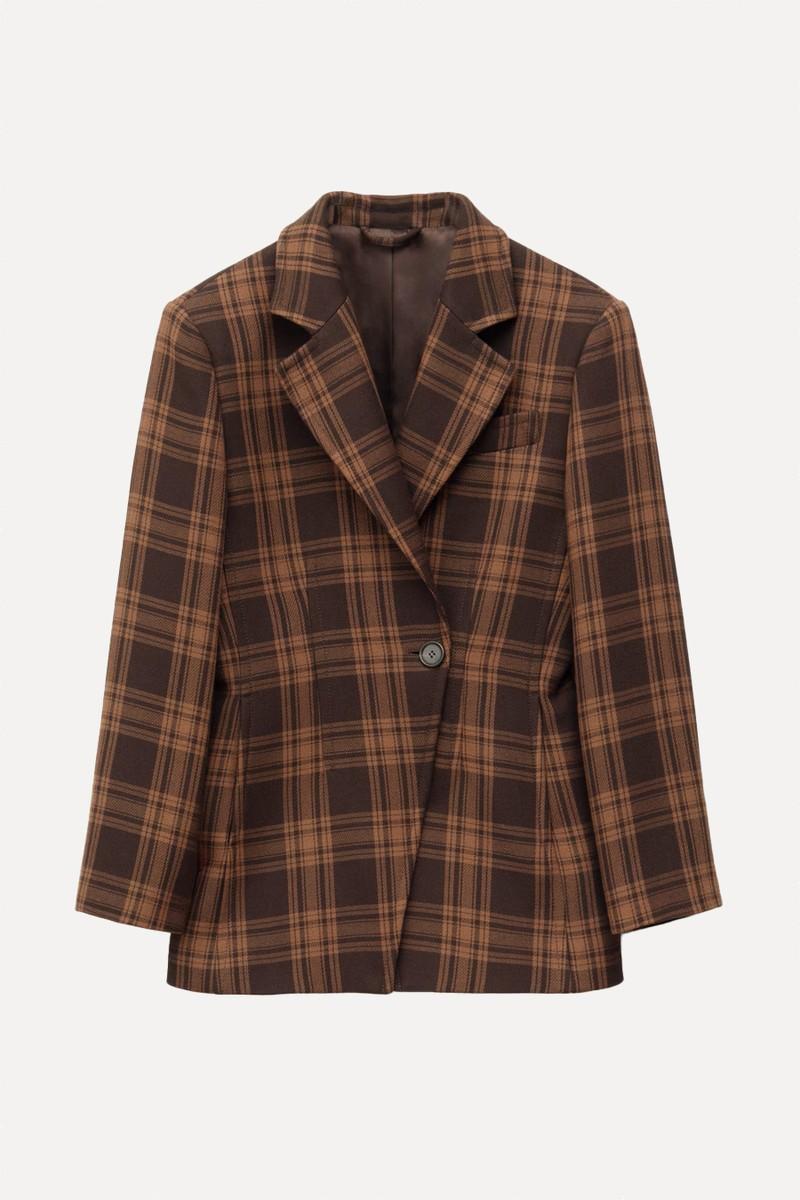 Fitted Shoulder-Pad Blazer from & Other Stories