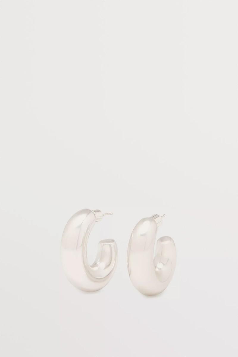 Oval Hoop Earrings