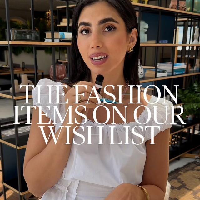 The team are not gatekeeping the products on their fashion wish lists… Watch on to see the product